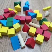 Wooden Rainbow Building Blocks Montessori Toys Children Color Geometric Volume Natural Wood Toy Pupils Mathematics Teaching Aid classic rainbow calculates circle wooden child wooden building blocks toys children wood education learning mathematics toys