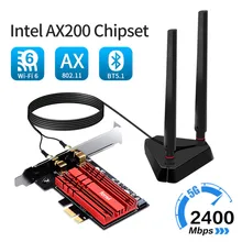 Wi-Fi-адаптер Wifi6, 3000 Мбит/с, 2,4/5 ГГц, 802, 11ac/ax, Bluetooth 5,1