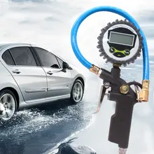 Высокое качество цифровой автомобиль грузовик автомобиль воздушный шиномонтажный манометр ЖК-дисплей циферблат метр тест автомобильный шиномонтажный манометр