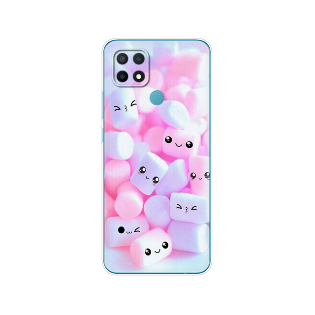 OPPO A15 Case For OPPO A15S Back Silicon Soft TPU Phone Cover For OPPOA15 CPH2185 A 15 S CPH2179 Bumper 6.52" Fundas Shell