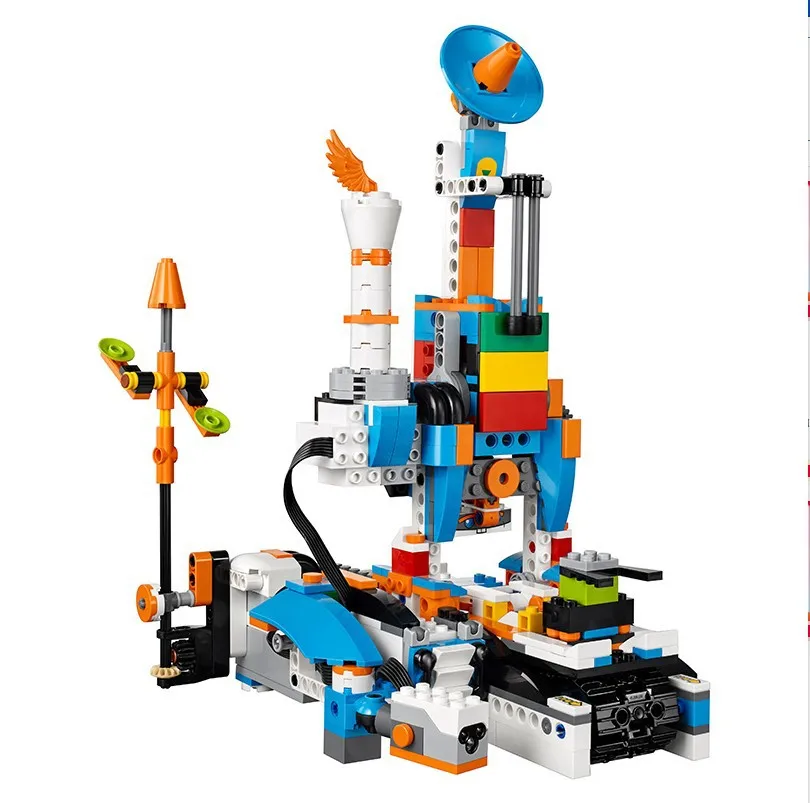 Лего 17101 Boost 5-в-1 интеллигентая(ый) Робот строительные блоки сплайсинга игрушки