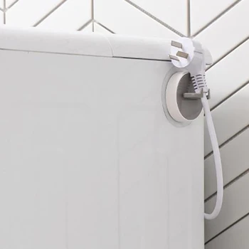 

Plug Finishing Bracket Power Cord Plug Storage Rack Razor Wall-Mounted Hook Bathroom Kitchen Supplies