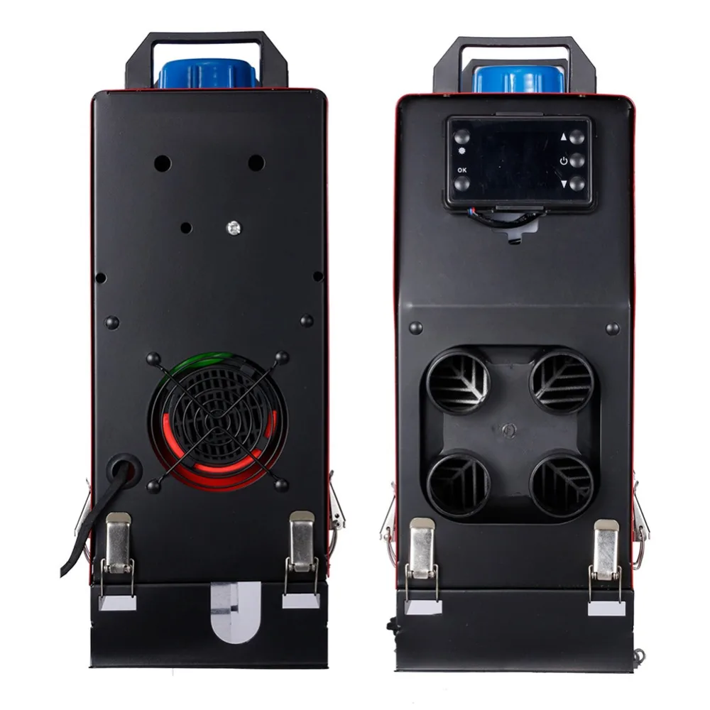 12V 5/8KW воздуха Отопление с дизельным топливом транспортного средства набор ЖК-дисплей термостат четыре отверстия быстрый нагрев тепловентилятор для грузовика лодка прицеп для легковых автомобилей на колесах