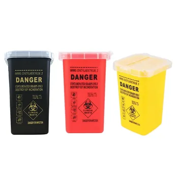 

1L Capacity Sharps Container Medical Piercing Needles Disposal Collect Box Tattoo Artist Waste Box Case Tattoo Accessories
