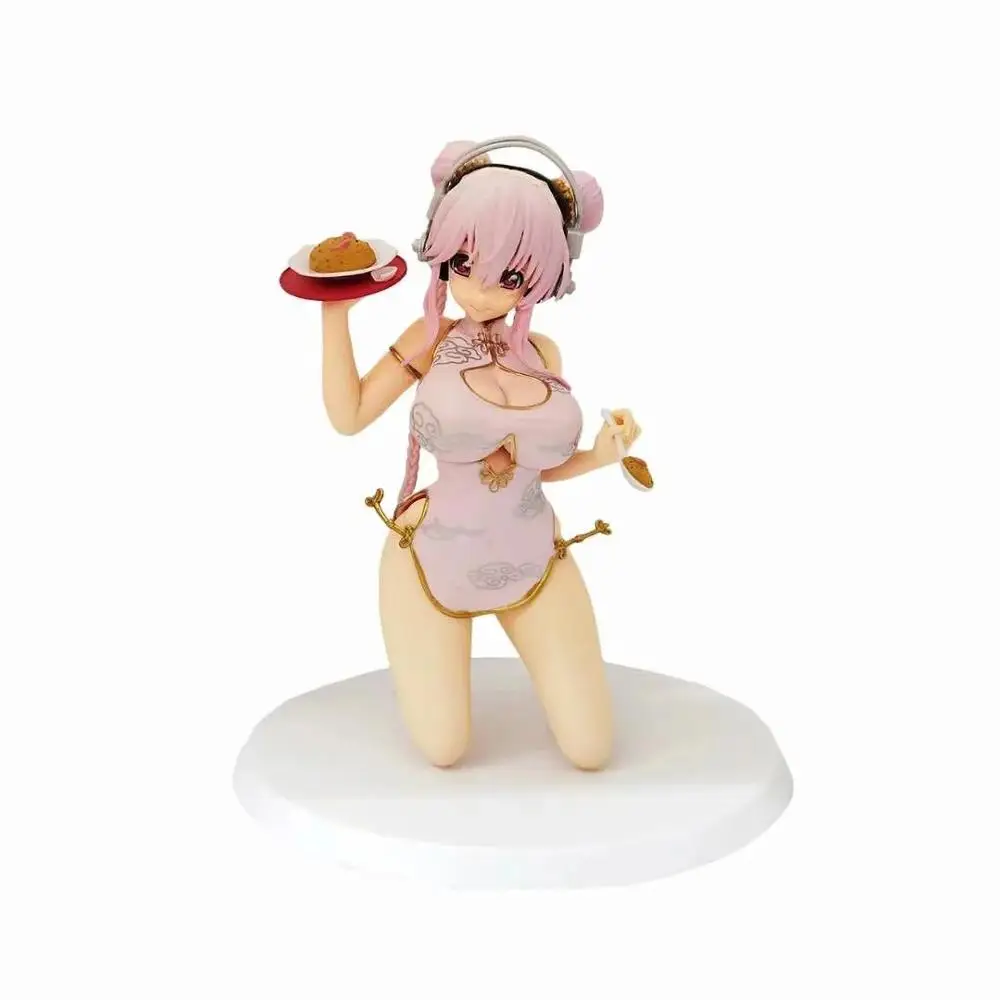 Nitro Super Sonic Emon ресторана Sonico cheongsam ПВХ фигура аниме Модели игрушки подарок | Игрушки