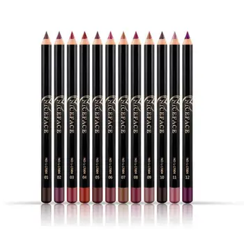 

12 Colors Brand Lip Pencils Matte Lipliner Pencil Waterproof Makeup Long Lasting Lip Liner Pencil Set Beauty Makeup Cosmetic