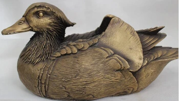 Бесплатная доставка китайская медная Статуэтка фэн-шуй мандаринская статуэтка