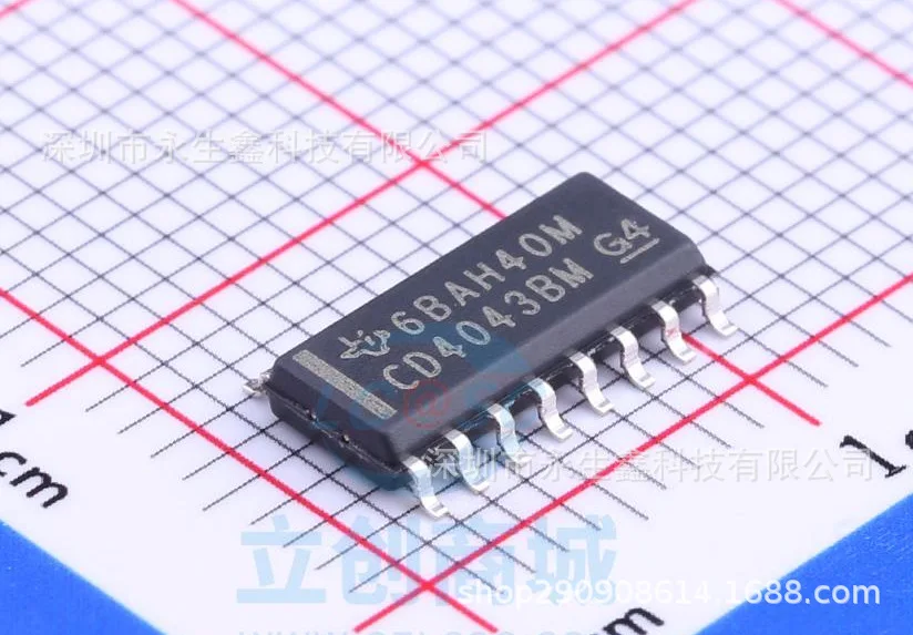 4000 CD4043BDR SOIC-16 CMOS R/S