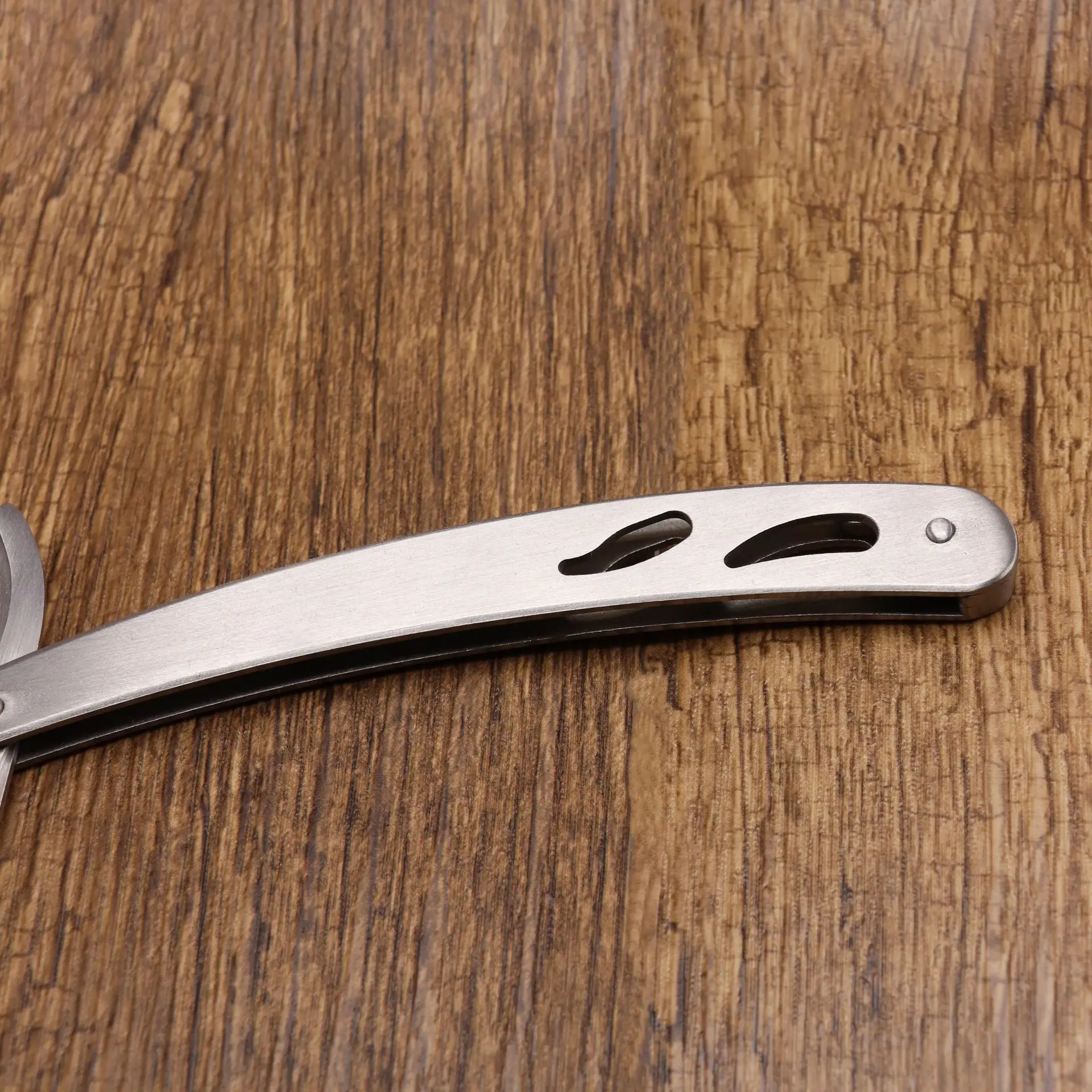 Stainless Steel Classic Manual Vintage Razor Shave Shaving Double Sided Hairdressing Shaving Handle Razor Holder G0726 5
