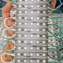 12 В 12 в 5050 5 светодиодный модуль освещения 12 В 12 в водонепроницаемый светодиодный модуль 20 шт. на веревку белый теплый белый красный зеленый синий желтый