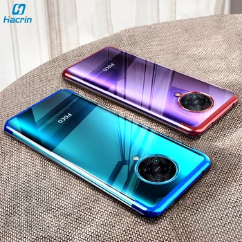 

Hacrin Case For Xiaomi Pocophone F2 Pro Case Soft TPU Transparent Laser Plating Cover For Xiaomi Poco Phone Poco F2 Pro Case