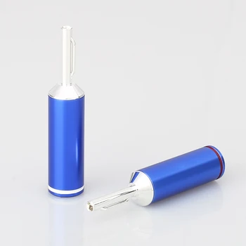 

Audiocrast Silver Plated Speaker Cable banana Plug HIFI banana Connector for Speaker Wire DIY Speaker cable