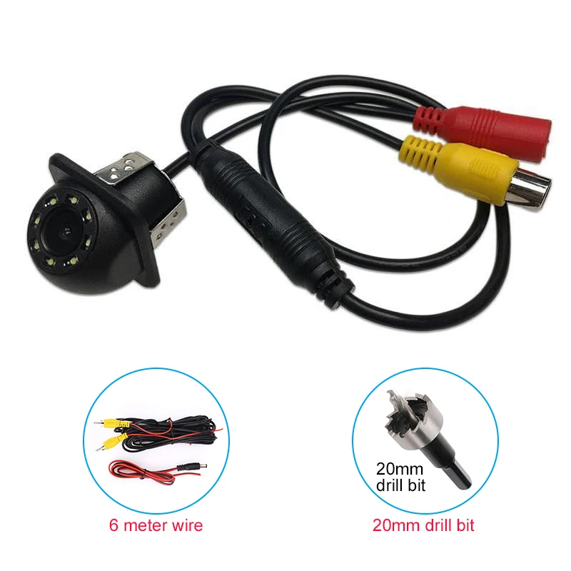 HD Ночное Видение заднего вида Камера Набор для заднего хода автомобиля ...