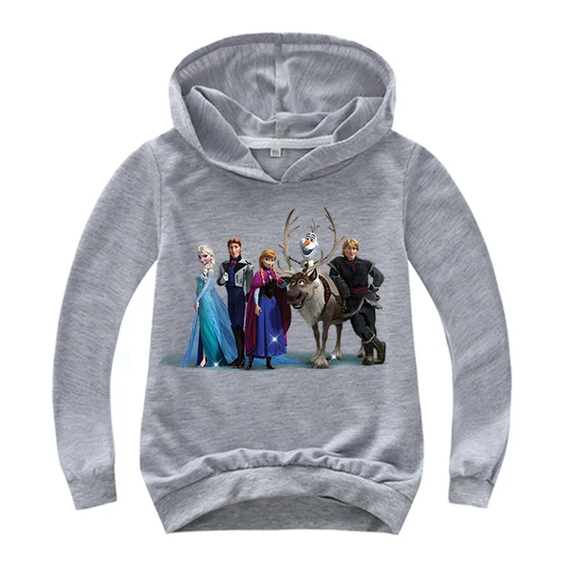 Thin Style Cinderella Snow White Baby Girls Jackets Lovely Unicorn Minnie Mickey Boys Hoodies Anna Elsa Cotton Girls Sweatshirt - Цвет: As the picture