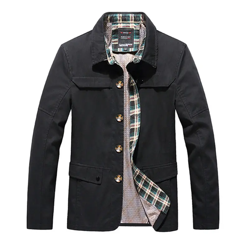 2019 Men Jackets Clothing Coats Casual Suit Jacket Men Coats Quality Cotton Male Jacket Outwears Autumn Brand MuLS Plus Size 5XL 02
