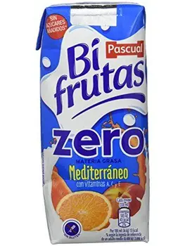 

Bifrutas Zumo Leche, Sabor Mediterráneo - Paquete de 6 x 990 ml - Total: 5940 ml