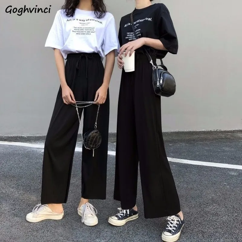 Wanita Set Lengan Pendek T shirt Cetak 