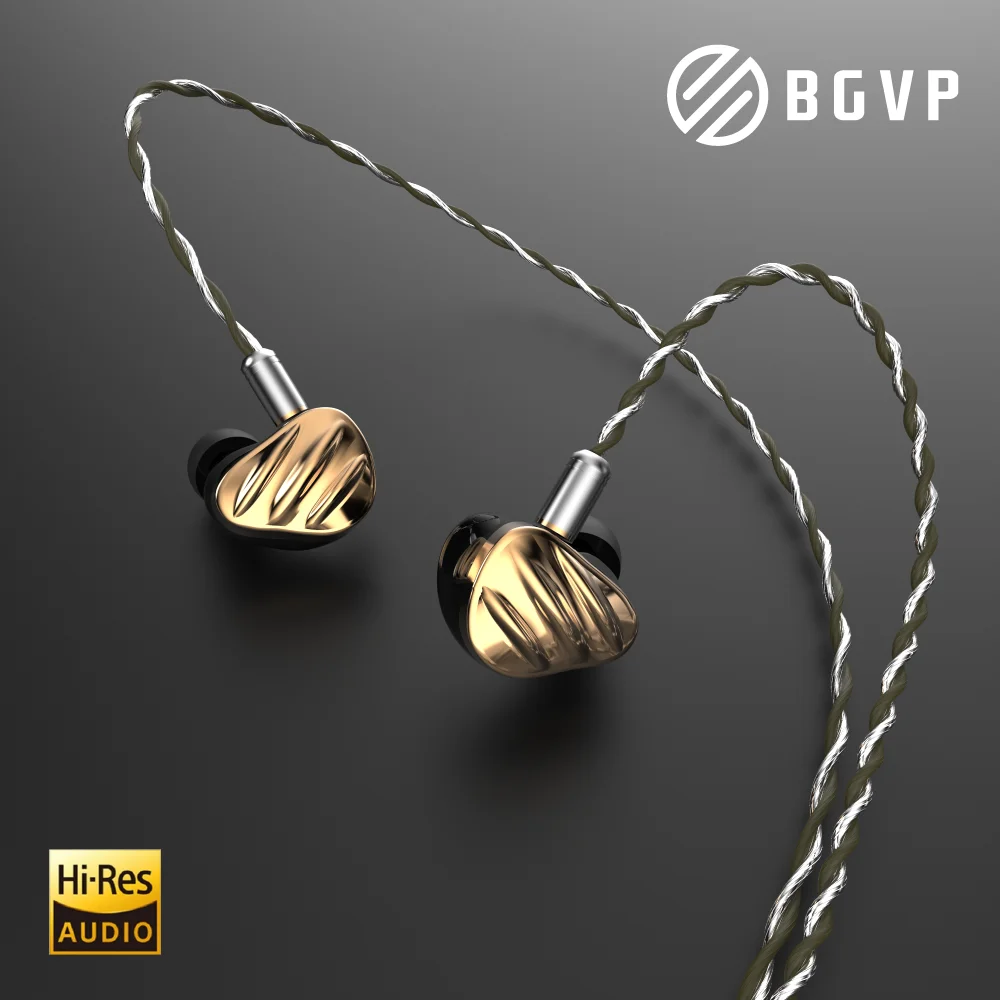 Наушники-вкладыши BGVP NS9 проводные Hi-Fi наушники MMCX Music Heavy монитор с басом съемный
