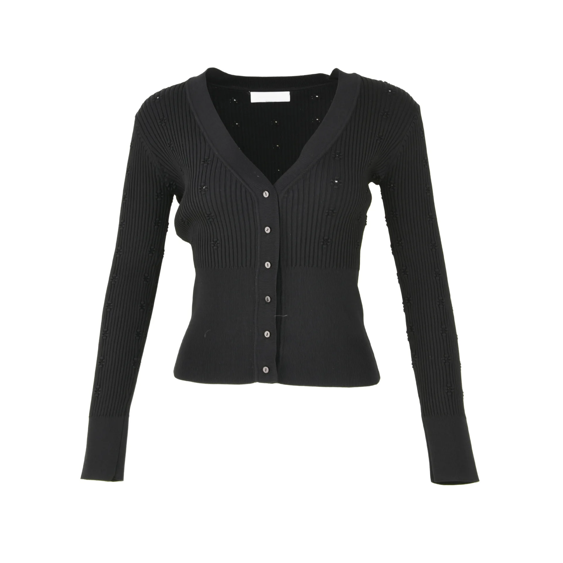 Women Sweater Autumn and Winter V-neck Single-breasted Slim Fit Knit Cardigan Jacket