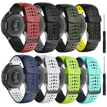 

For Garmin Forerunner 220/230/235/620/630/735XT Smart Watch Strap Soft Silicone Wrist Band For Garmin Forerunner 735XT Bracelet