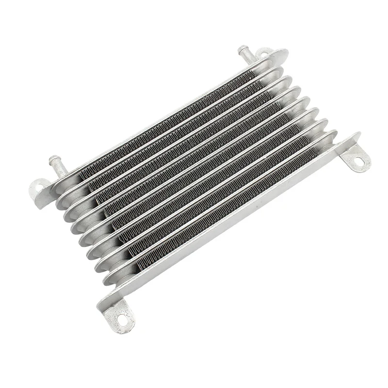Motorcycle Aluminum Universal Engine Oil Cooler 8 Row Cooling Radiator