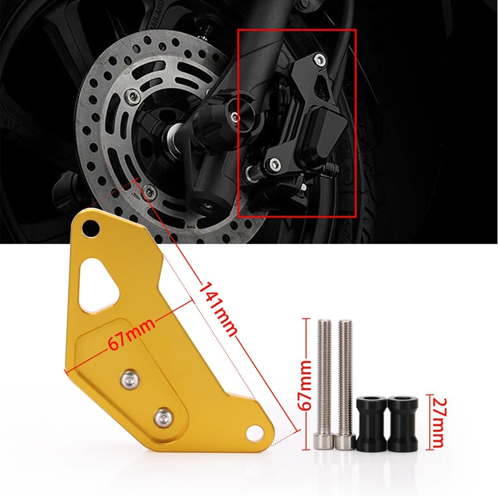 Мотоцикл с ЧПУ алюминиевый передний дисковый суппорт Brakecaliper защита тормозов Защитная крышка для Honda PCX 125 150 PCX125 PCX150