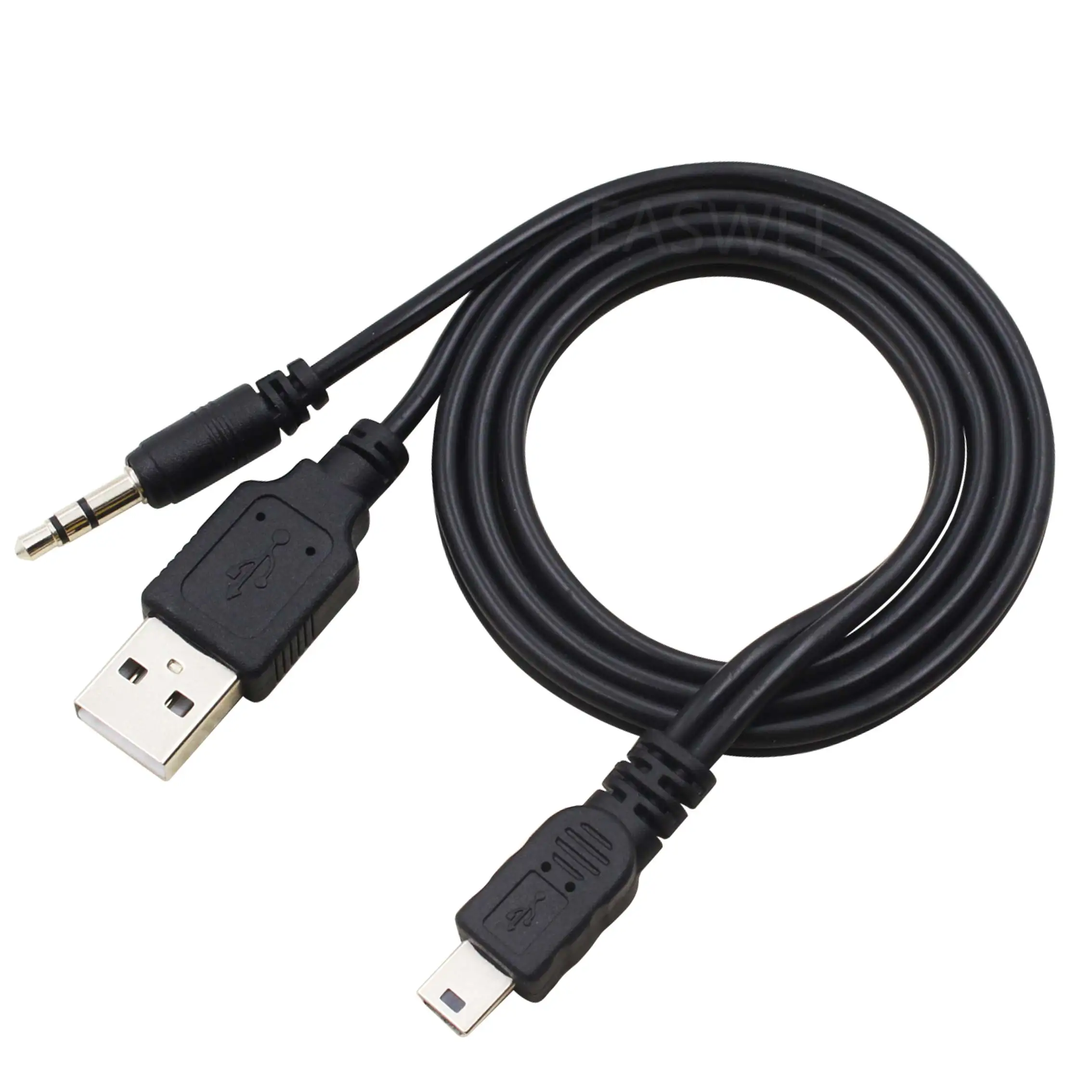 3,5 мм и USB для мини-usb Aux кабель зарядное устройство для iHome iHM76 динамик
