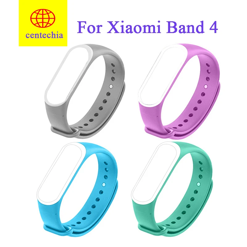 

Silicone strap my Band 4 colorful straps for Xiaomi mi band 4 smart bracelet replacement strap for my Band 4 smart bracelet