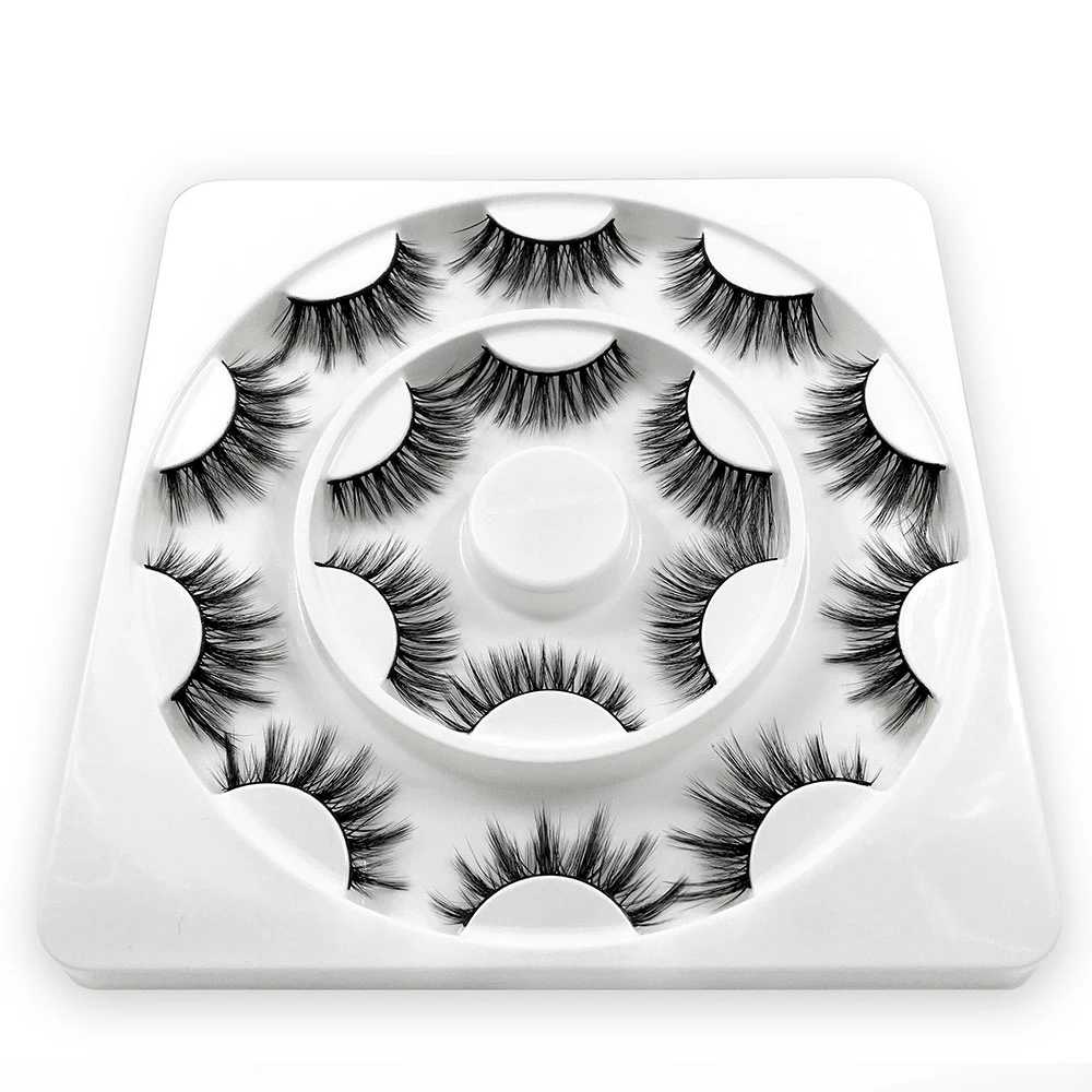 NEW 8pairs Real Mink Eyelashes 3D Natural False Eyelashes 3d Mink Lashes Soft Eyelash Extension Makeup Kit Cilios