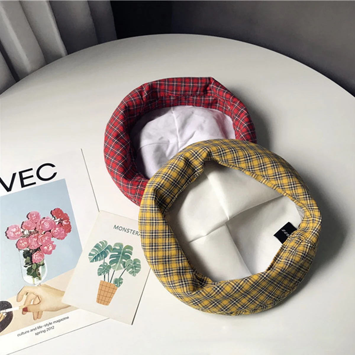 Hirigin модные женские туфли Beanie BERET зимние теплые французский художник Шапки лыжные Кепки в крупную клетку подарки модные женские туфли; теплые женские Шапки Кепки