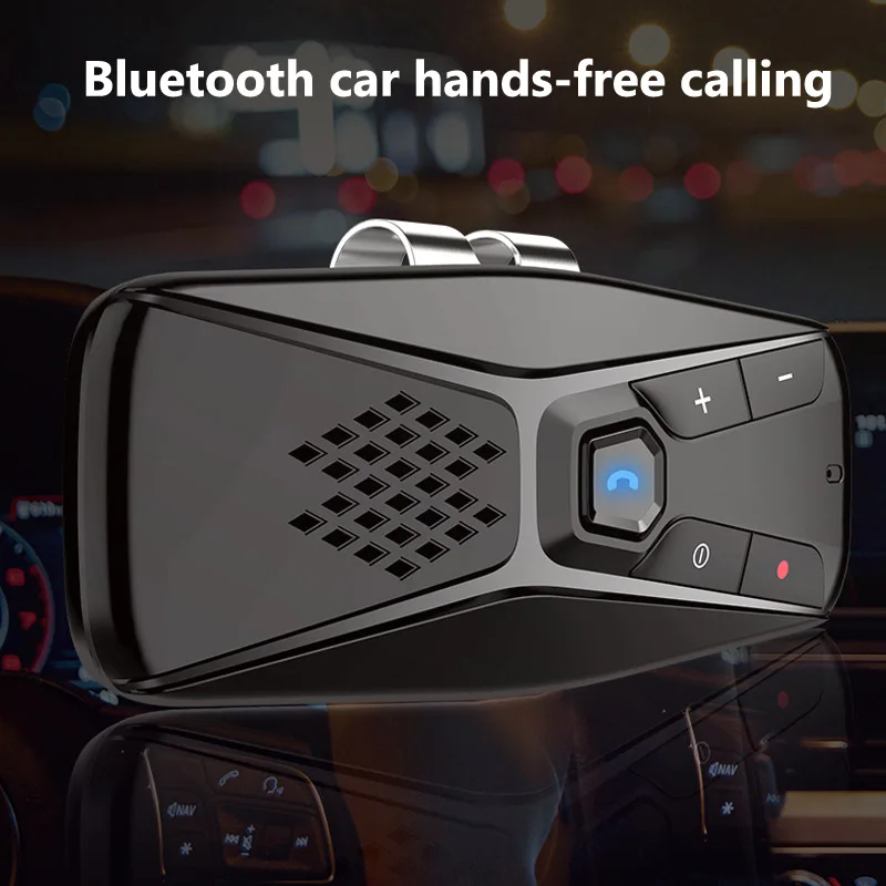 Автомобильный комплект jajabor с Bluetooth громкой связью, беспроводной с микрофоном, Bluetooth 5,0, Автоматическое отключение и автоматическое подключение