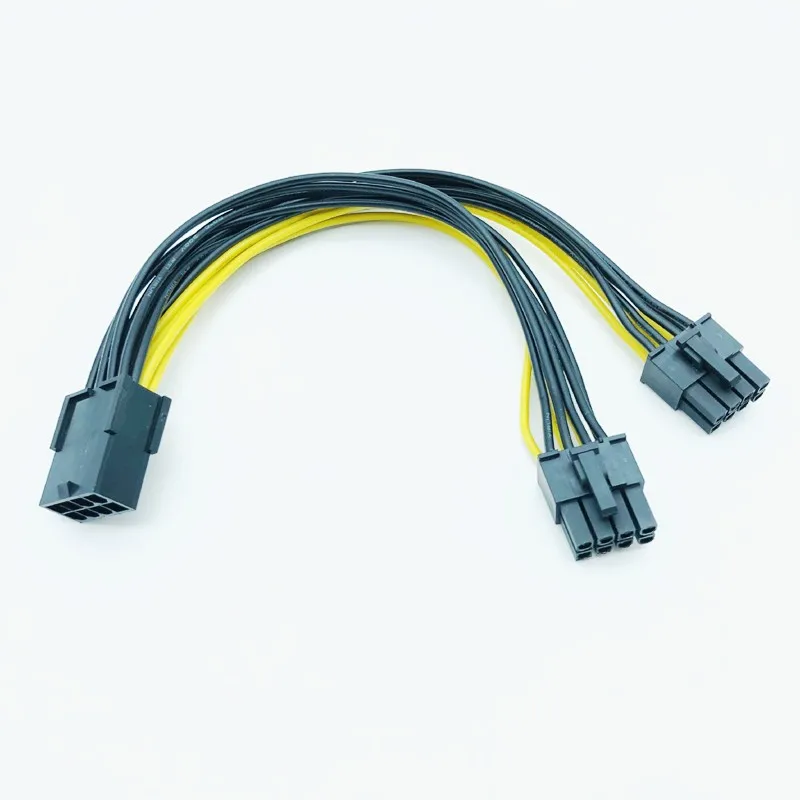 Кабель питания для видеокарты PCIe PCI E 8 Pin Female to Dual pin 6 + 2p Male GPU видео карты кабели