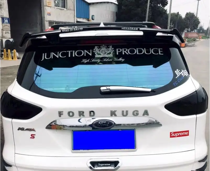 Для Ford Kuga ESCAPE Spoiler WX 2013- ESCAPE высокое качество абс материал заднее крыло автомобиля праймер цвет задний спойлер
