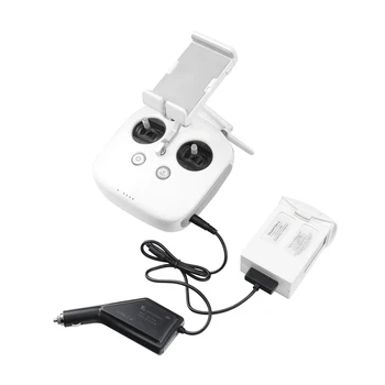 

For Phantom 4 Pro 4A Fast Car Charger Intelligent Battery Charging Hub Vehicle Charger Remote Control Accessories