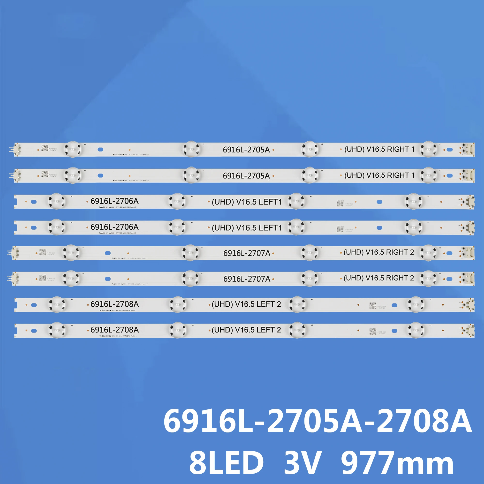 

Светодиодная лента 49LH510Y 49LH511T 49LH513V 49LH516A 49LH520V 49LH570A 49UH6207 49UH6200 49UH6110 49UH6109 49UH6107 49UH6090 49UH603T