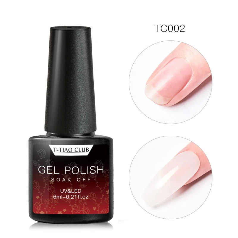 DS05566 T-TIAO-клубный полигелевый лак для наращивания ногтей, Прозрачный Цветной Гель-лак для ногтей с кристаллами, базовый гель для маникюра, сделай сам - Цвет: DS05566
