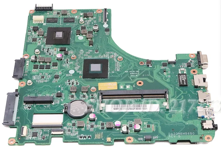 DAZQMBMB6B0 для ACER E5-411 E5-411G материнская плата для ноутбука NBMRX11002 NB. MRX11.002 DDR3 тестовая работа