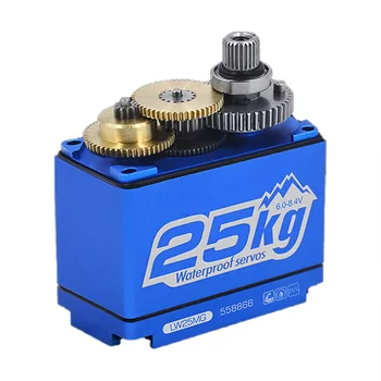 

Power HD LW-25MG 25KG/0.14S Waterproof High Torque Metal Gear Standard Digital Servo for 1/8 1/10 Scale RC Cars