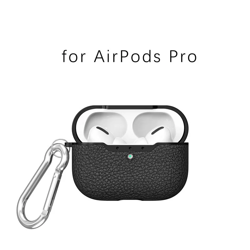 Для Airpods Pro Чехол тонкий защитный текстурированный противоударный мягкий TPU для Air Pods Pro аксессуары Fundas