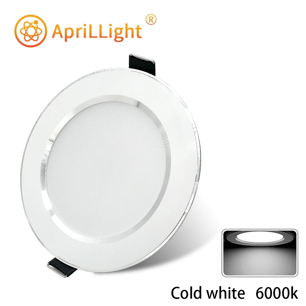 LED lámparas de techo empotradas foco spot blanco frío cálido 3W-9W baño cuarto 