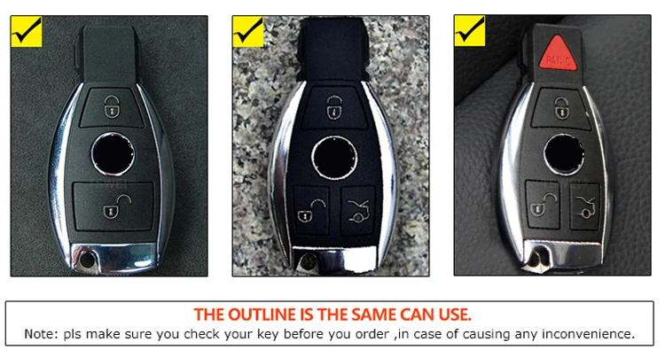 Настоящий автомобиль Stylingfor Mercedes для BenzCar Key Case ShellCarbon волокно класс брелоки держатели аксессуары