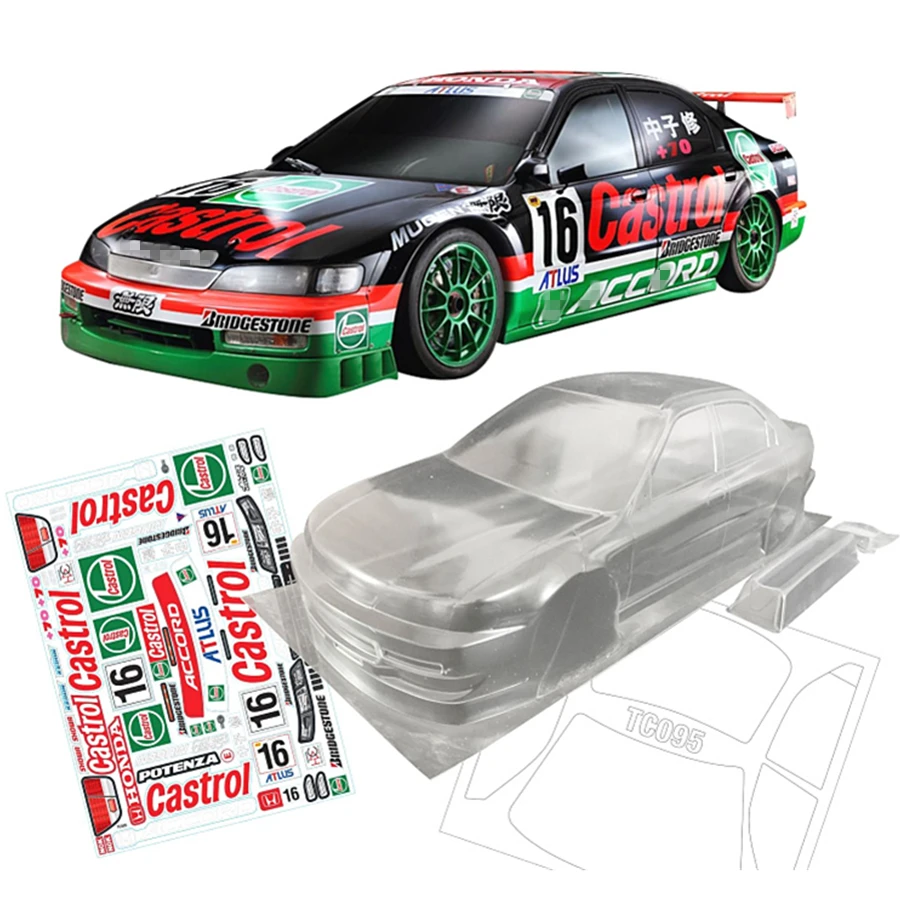 Honda Accord Toys Model Car Clear Body 