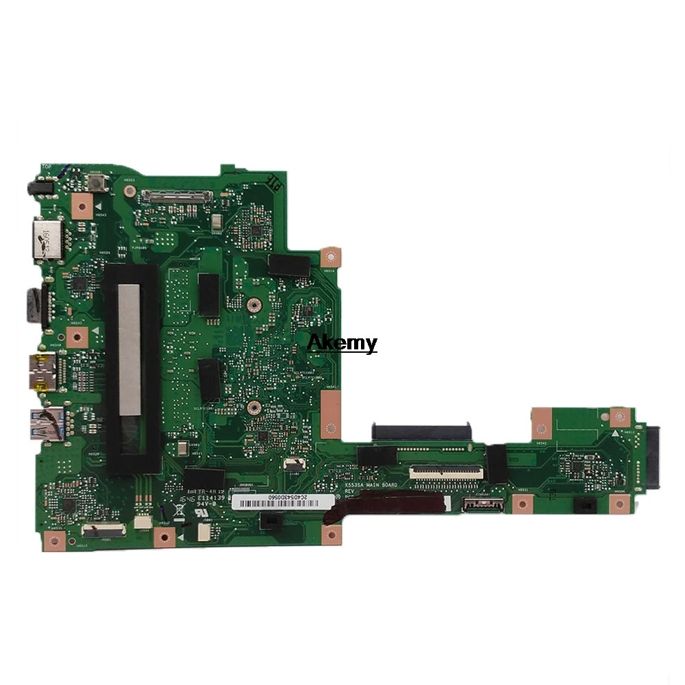  New  Akemy X553SA Motherboard W/ N3700/N3710 CPU For ASUS X553SA X553S X553SA F553S A553S Mainboard
