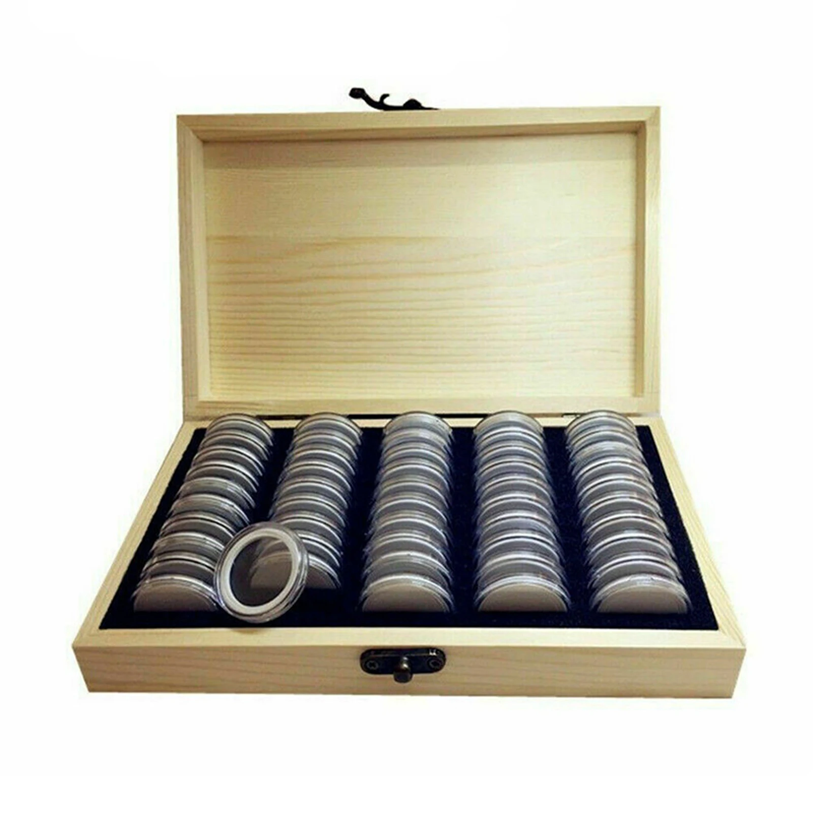 

Storage Organizer Case For Coin Token Display Room Commemorative Storage Holder Tray Coin Protective Case Collection Supplies 30