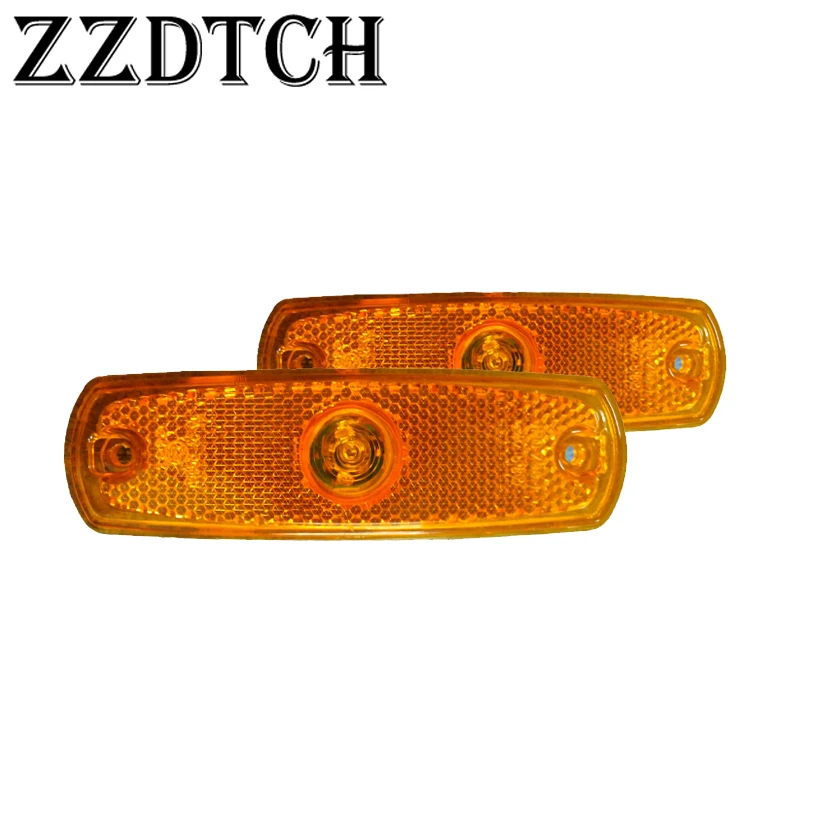 ZZDTCH 2 шт 24 В Led Грузовик Трейлер боковые габаритные огни используемые для volvo