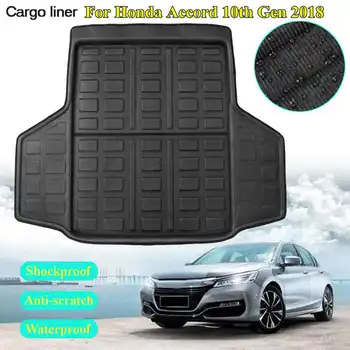 

Cargo Liner Tray Rear Trunk Boot Tray Mat Floor Carpet For Honda for Accord 10th Generation 2018 Black Rear Trunk Boot Cargo