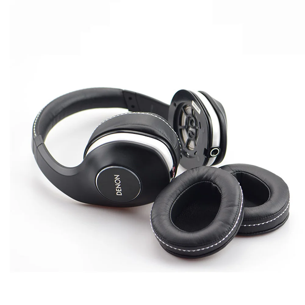Protein Leather Sheepskin Ear Pads Cushions for DENON AH D600 AH D7100