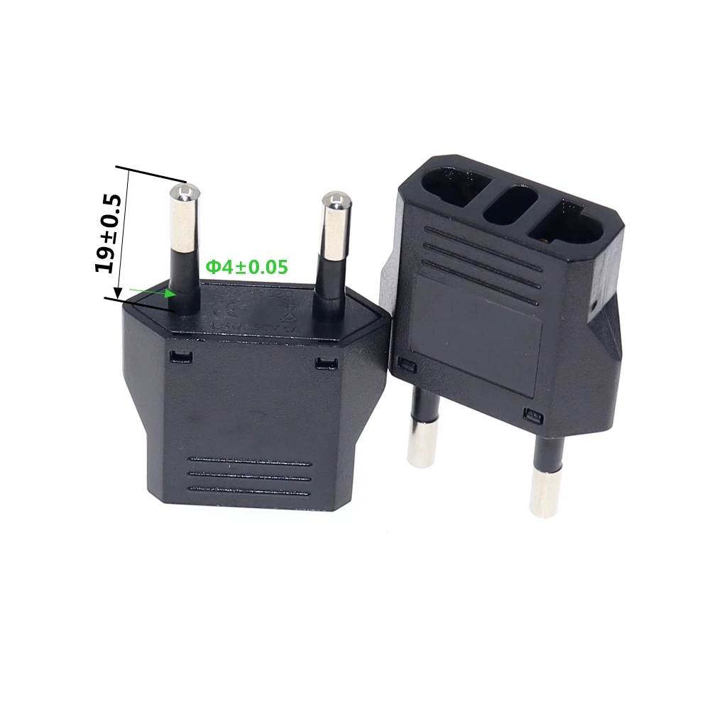 EU KR Plug Adapter Japan China US To EU дорожный адаптер питания, электрическая вилка, конвертер, зарядное устройство, розетка переменного тока