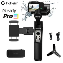 Hohem isconstante pro 3/pro 2 à prova de respingo estabilizador cardan handheld de 3 eixos para gopro hero 8/7/6 dji osmo rx0 sjcam câmera de ação