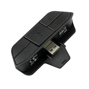 

Headset Audio Adapter Black Stereo Headset Adapter Headphone Converter For Microsoft Xbox One Wireless Game Controller